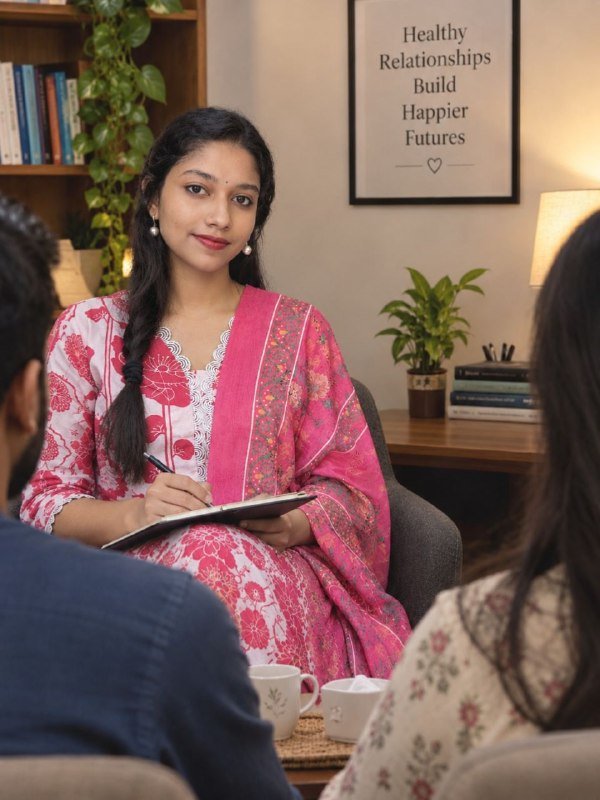 best marriage counselor in kolkata sitting with couples